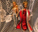 BARBIES RED SILVER